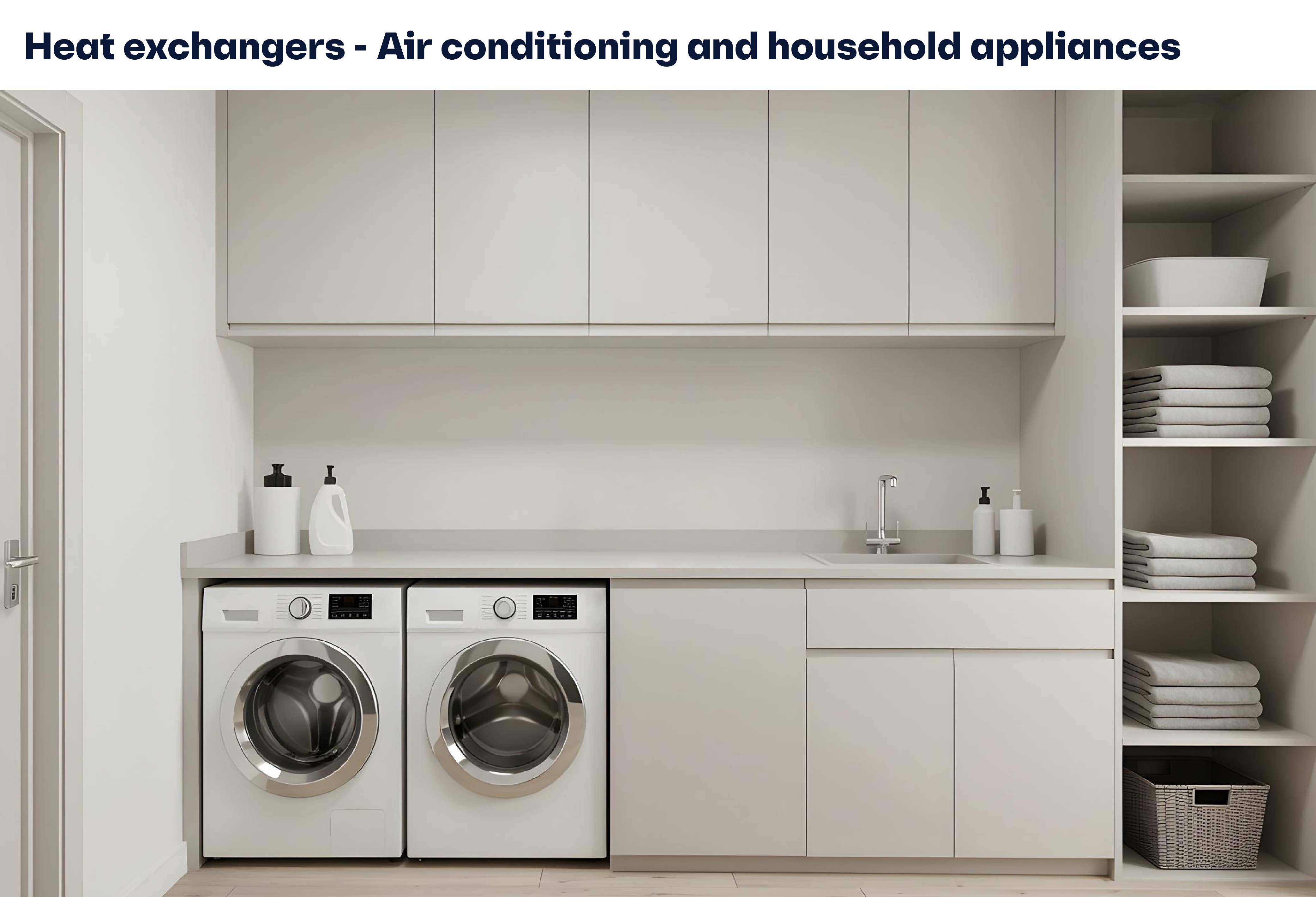 Heat exchangers - Air conditioning and household appliances